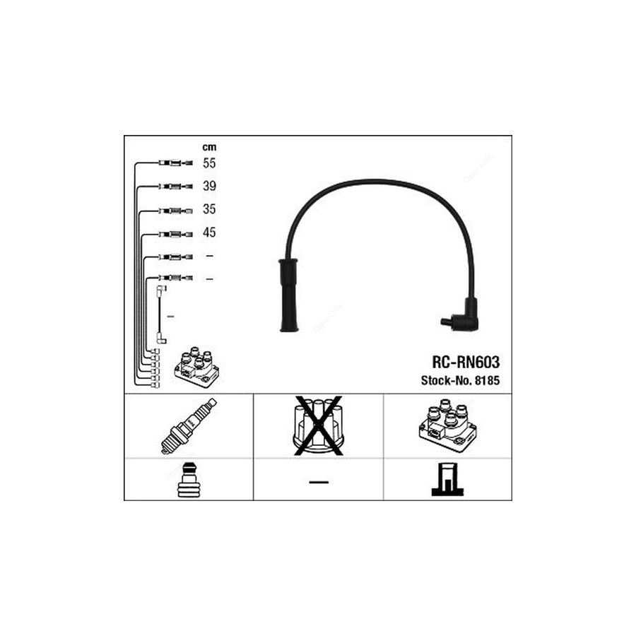 NGK Ignition Cable Kit RC-RN603 (NGK8185)