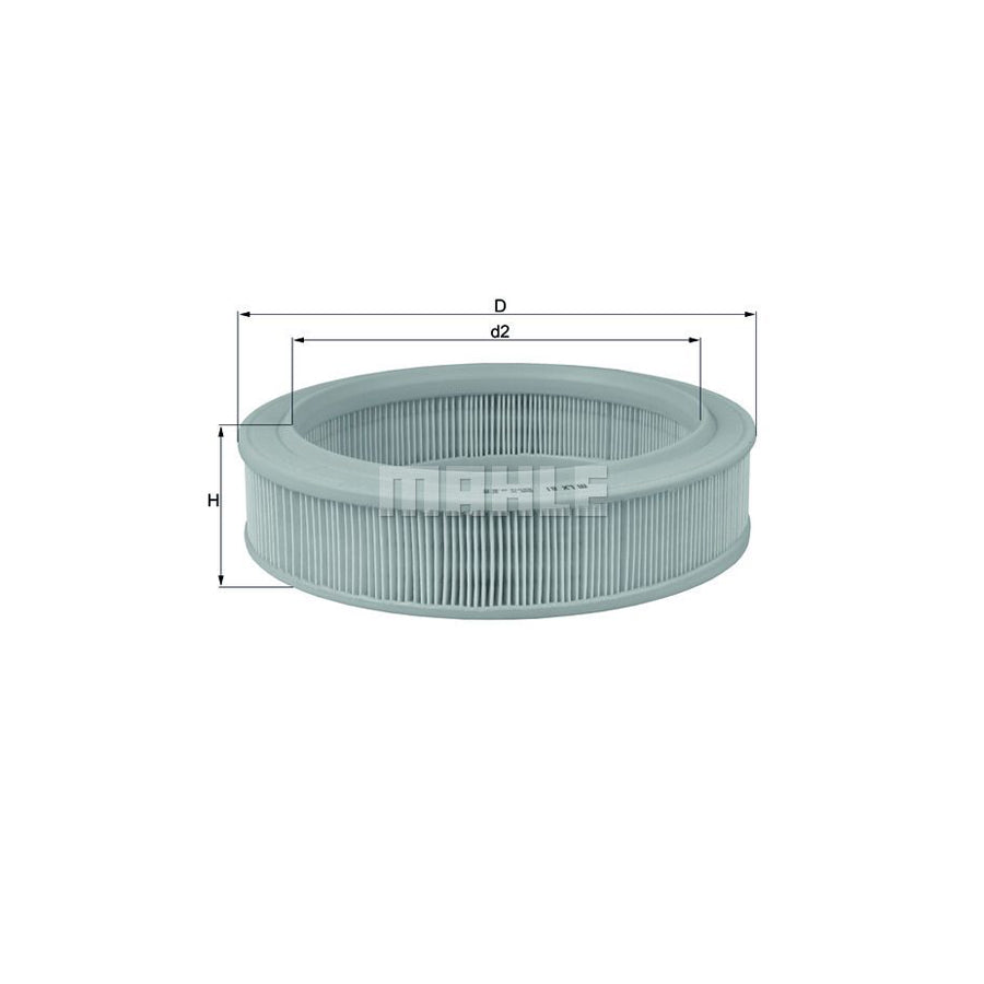 MAHLE ORIGINAL LX 81 Air Filter Filter Insert
