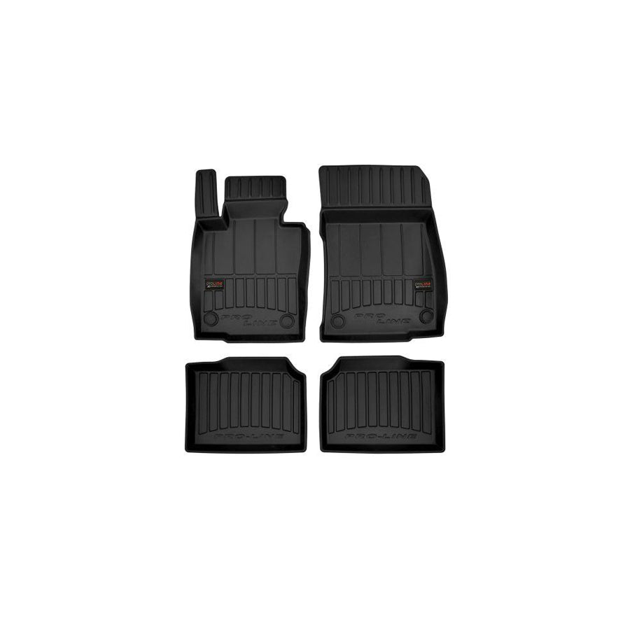 FROGUM Tailored 3D409545 Floor mat set for MINI Countryman (R60) Elastomer, Front and Rear, Quantity: 4, Black, (LHD)