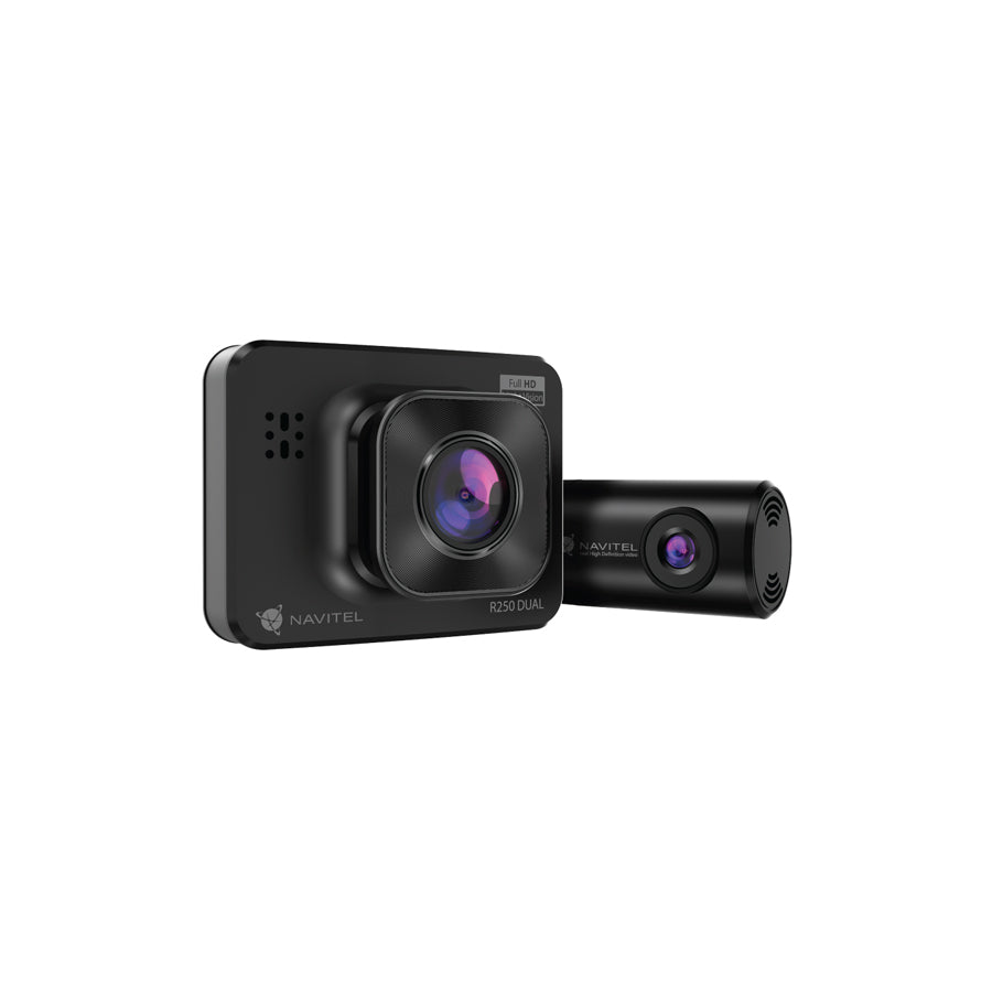 NAVITEL R250 DUAL Dash cam 2.0 Inch, 1280?720 (25 fps), 1920x1080 (30fps), Full HD, Viewing Angle 140?