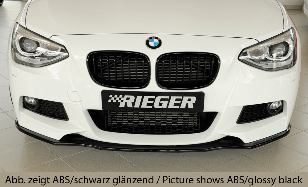 Rieger 00099231 BMW 1 Series F20 F21 Front Splitter - Carbon-Look