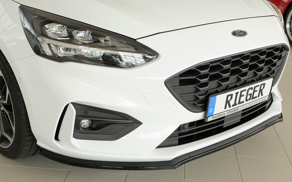Rieger 00088190 Ford DEH Focus 4 Front Splitter (Inc. Focus 4 ST) - Glossy Black