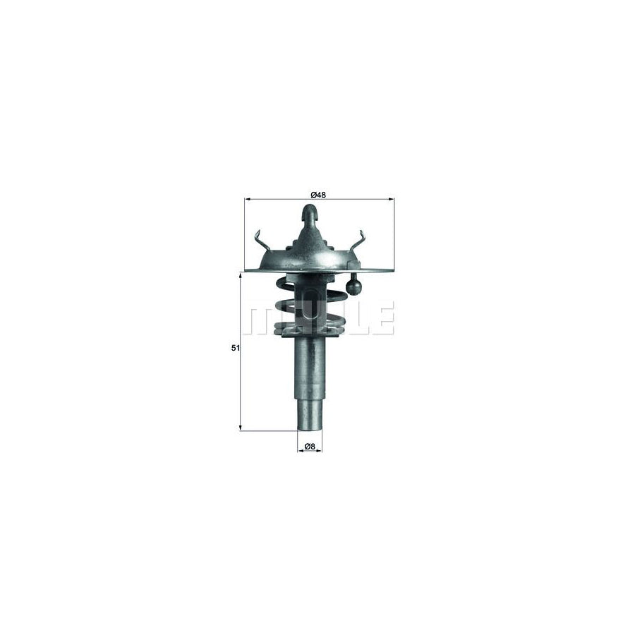MAHLE ORIGINAL TX 106 90D Engine thermostat Opening Temperature: 90°C