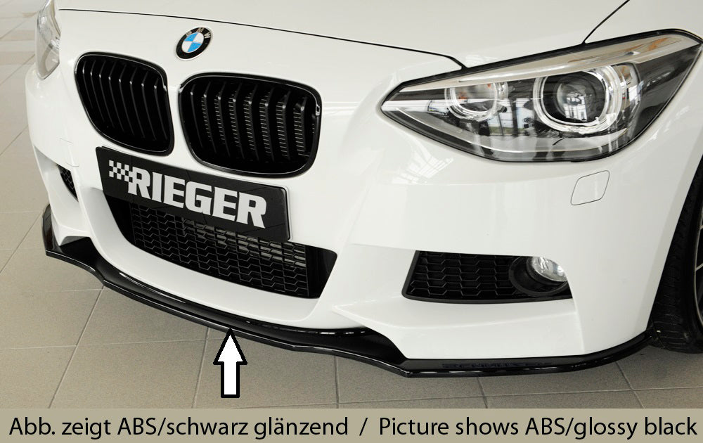 Rieger 00099231 BMW 1 Series F20 F21 Front Splitter - Carbon-Look