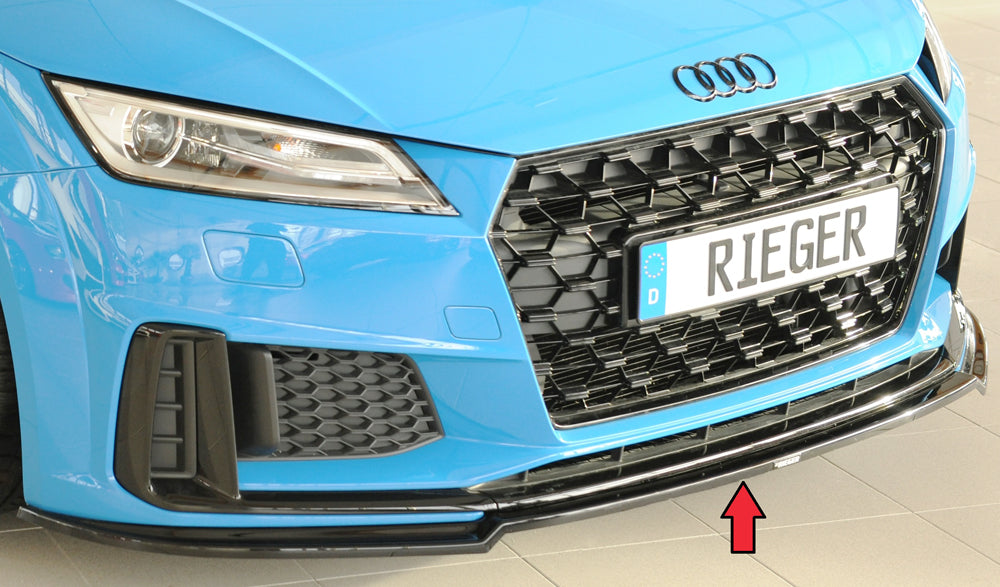 Rieger 00088188 Audi 8J-FV 8S Front Splitter (TT & TTS)