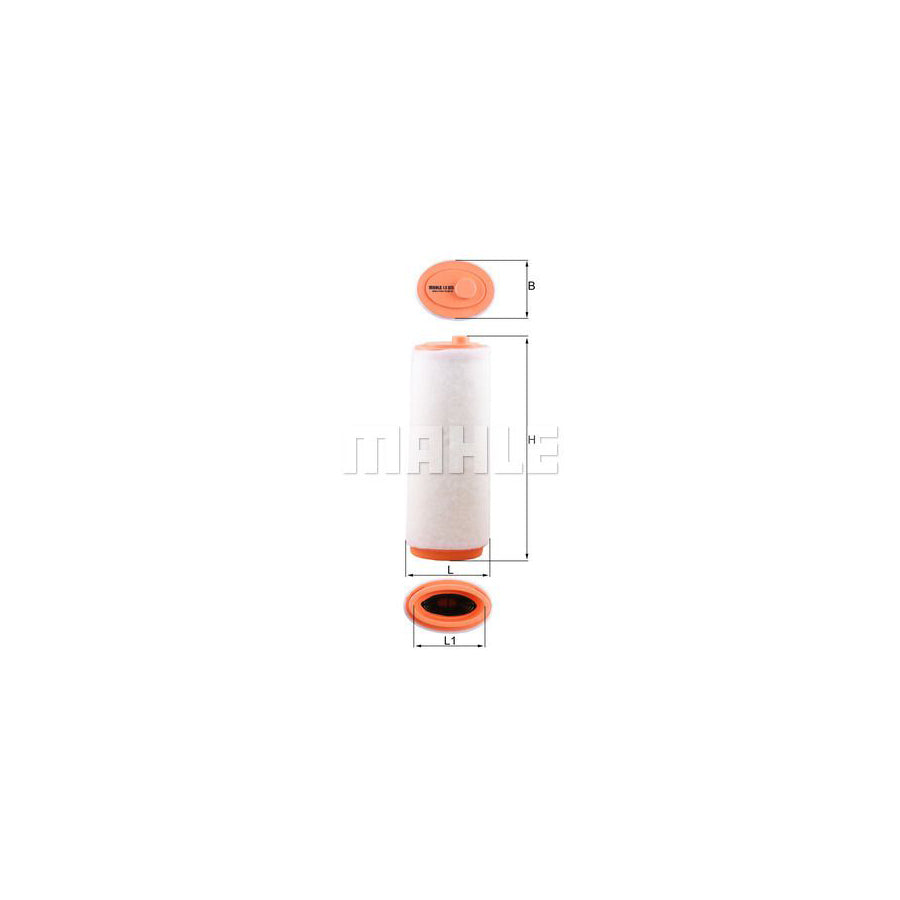 MAHLE ORIGINAL LX 823 Air Filter Filter Insert