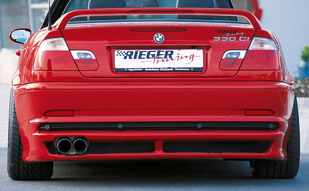 Rieger 00050205 BMW 3 Series E46 Rear Diffuser