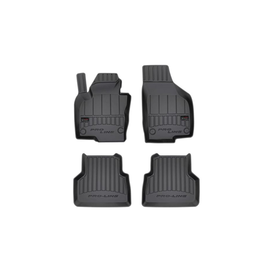 FROGUM 3D407619 Floor mat set for VW Tiguan I (5N) Elastomer, Front and Rear, Quantity: 4, Black