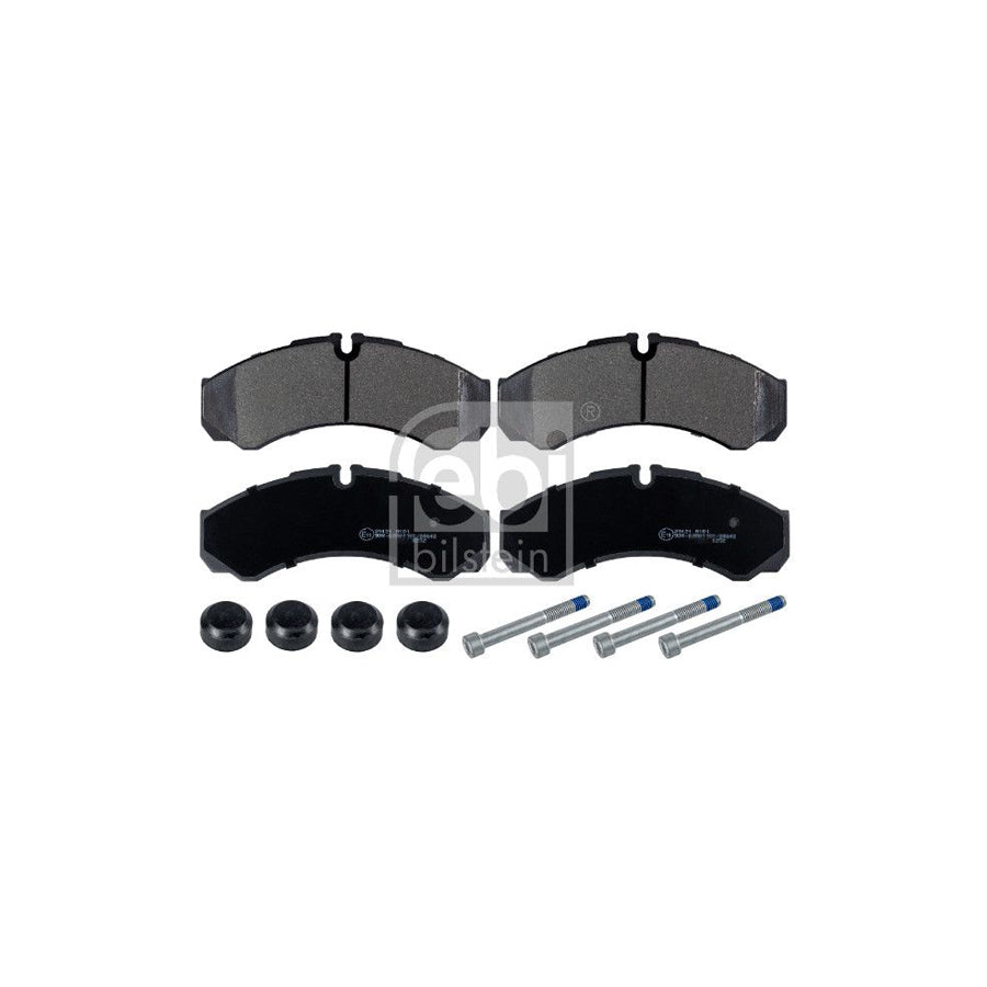 Febi Bilstein 16705 Brake Pad Set For Iveco Daily Front Axle Excl Wear Warning Contact With Attachment Material