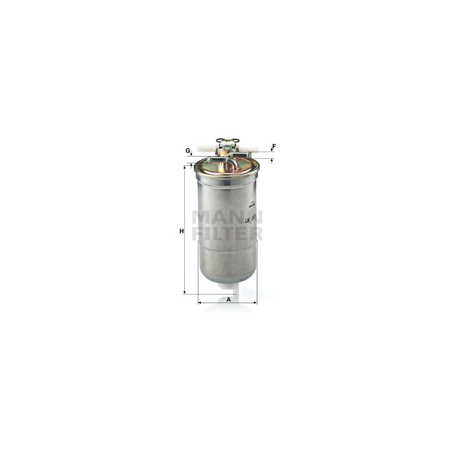 MANN-FILTER WK 853/4 Fuel filter In-Line Filter