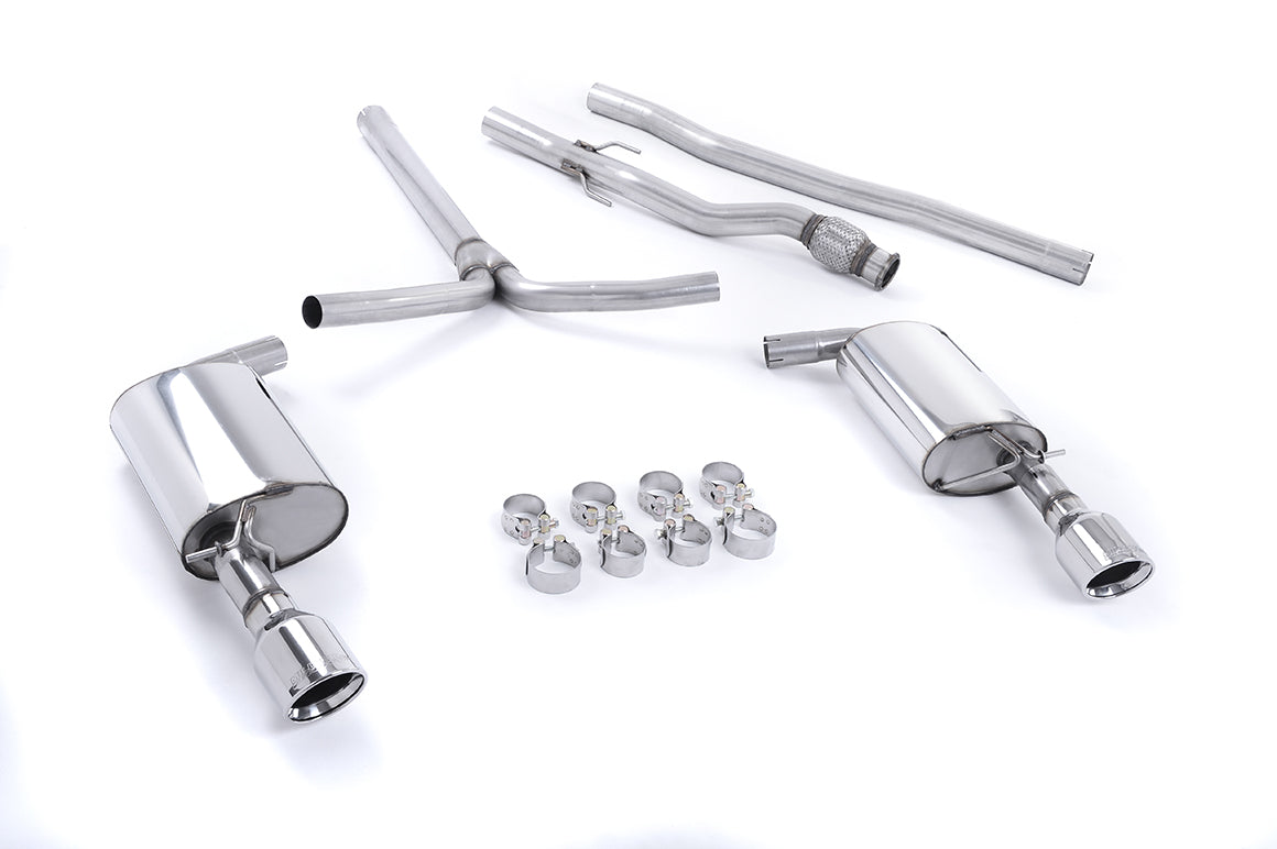 MillTek SSXM026 Mini R55 Cooper S Non-Resonated Cat-Back Exhaust