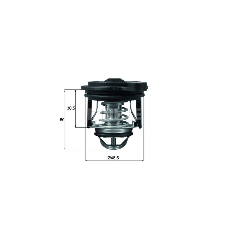 MAHLE ORIGINAL TI 246 50 Engine thermostat for FORD FIESTA Opening Temperature: 50°C, with seal