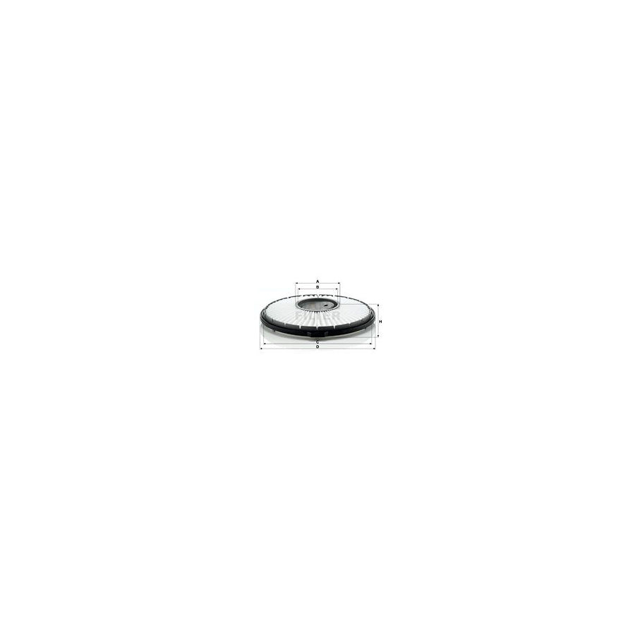 MANN-FILTER C 2226 Air Filter for DAIHATSU Cuore / Mira III (L201) Filter Insert