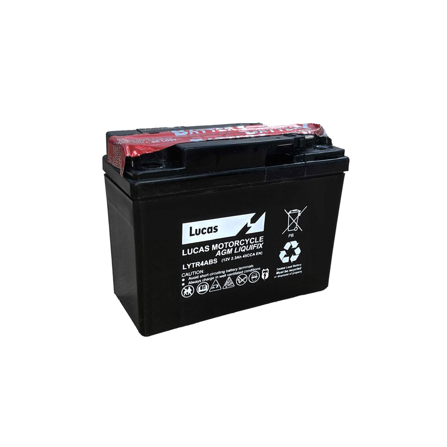 Lucas LYTR4ABS Motorbike Battery YTR4A-BS