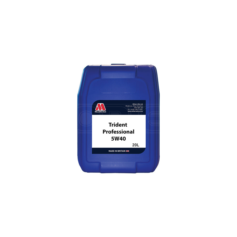 Millers Oils Trident Professional 5W-40 Fully Synthetic Engine Oil 20l