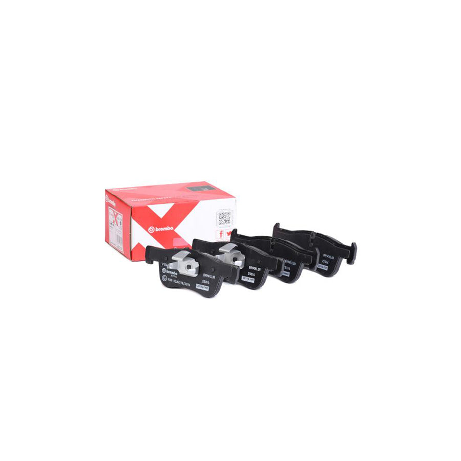 Brembo P 06 078X Brake Pad Set Prepared For Wear Indicator With Anti Squeak Plate With Piston Clip