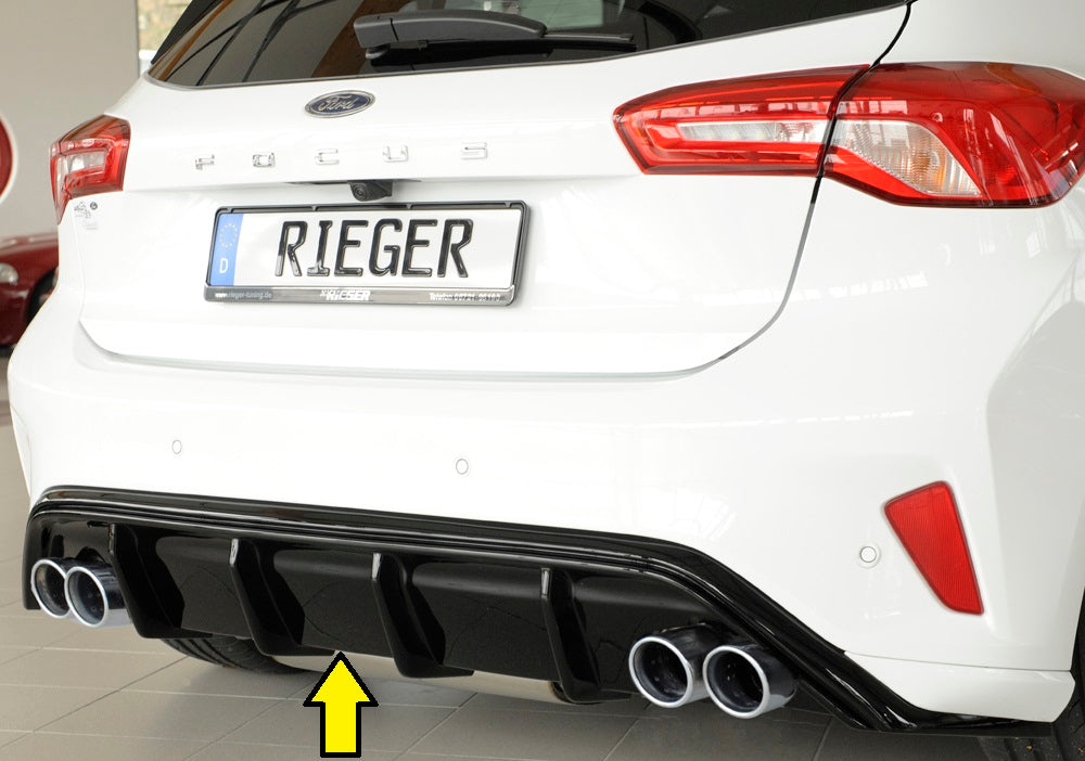 Rieger 00088195 Ford DEH Focus 4 Rear Diffuser (Inc. Focus 4 ST)