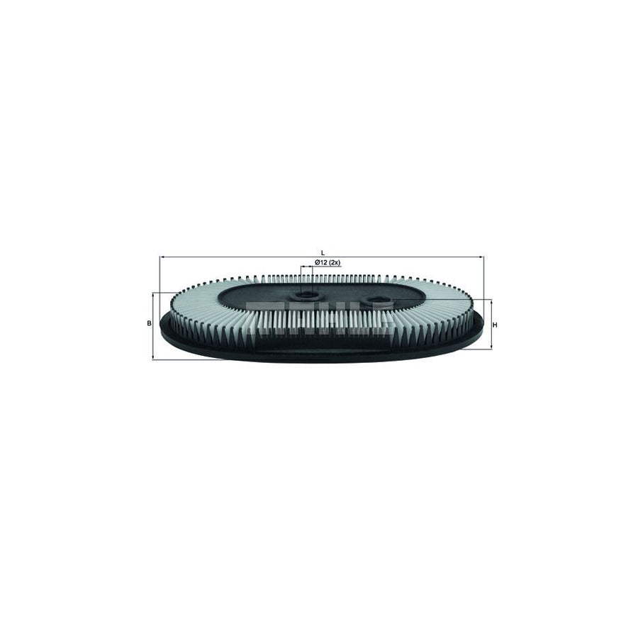 MAHLE ORIGINAL LX 846 Air Filter for NISSAN PRIMERA Filter Insert