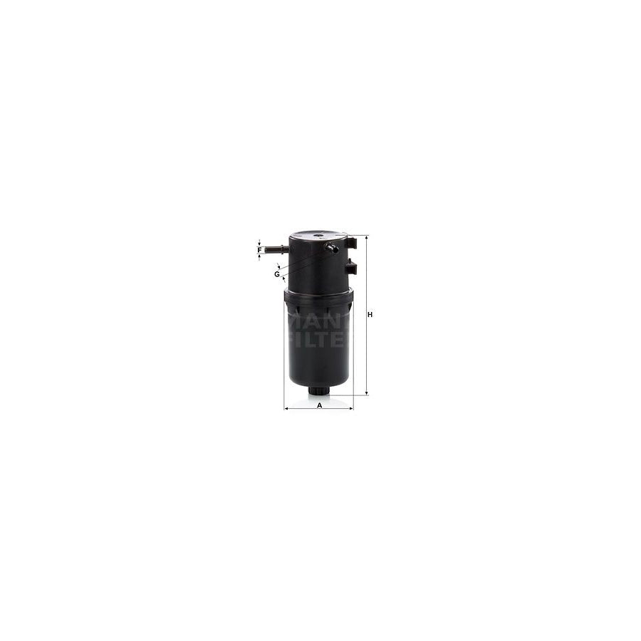 MANN-FILTER WK 9016 Fuel filter for VW AMAROK In-Line Filter