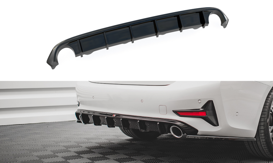 Maxton Design BM-3-20-RS1T Rear Valance BMW Series 3 G20 / G21 | Duco Car Parts UK Car Parts