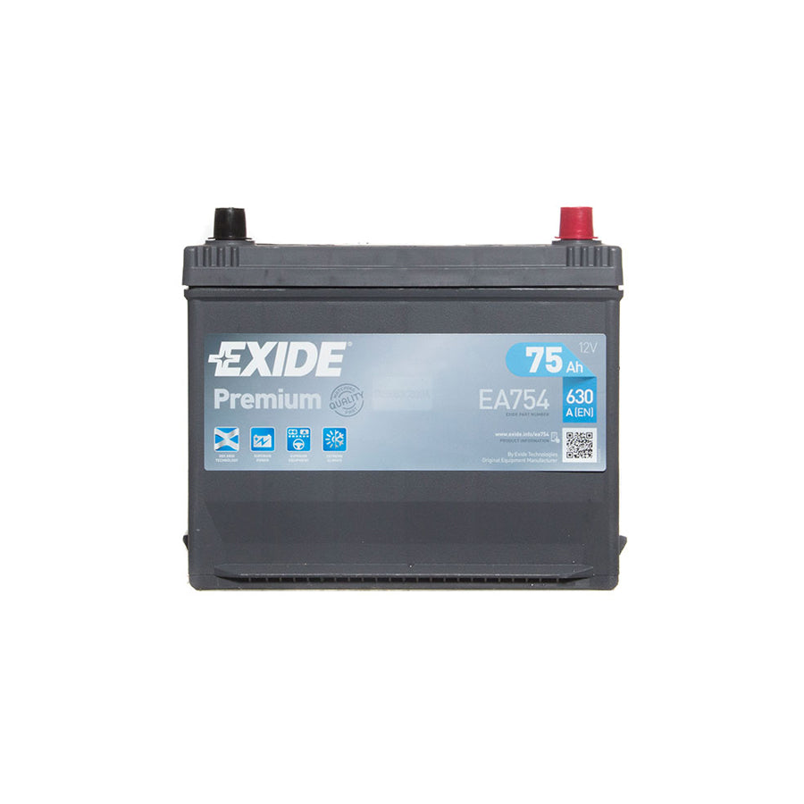 Exide Premium 030 Car Battery (75Ah) - 5 Year Guarantee