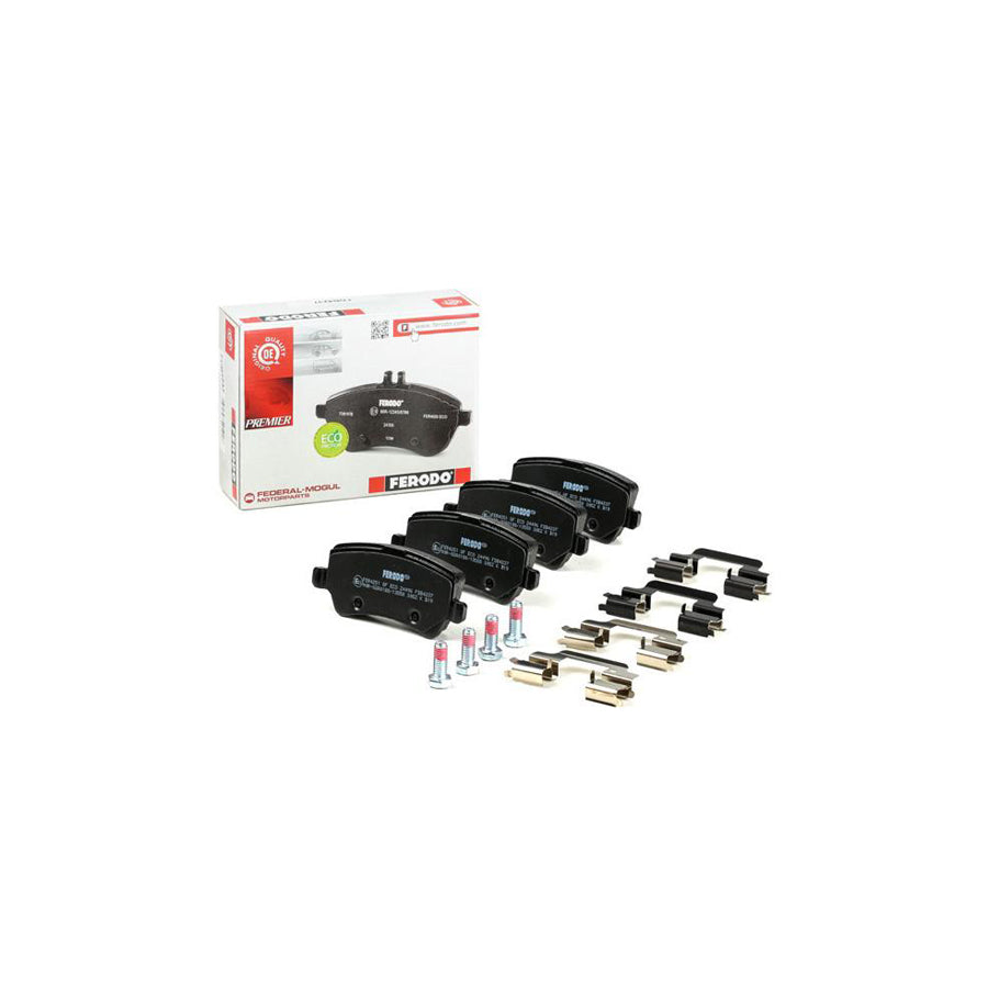 Ferodo Premier Fdb4237 Brake Pad Set Not Prepared For Wear Indicator With Accessories