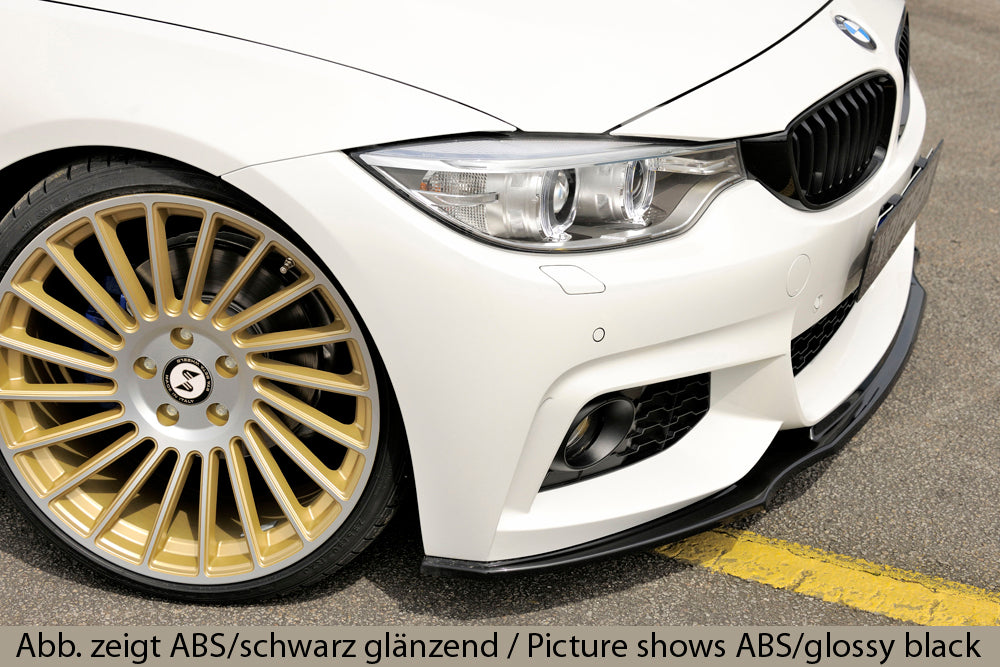 Rieger 00099238 BMW 4 Series F32 F33 F36 Front Splitter - Carbon-Look