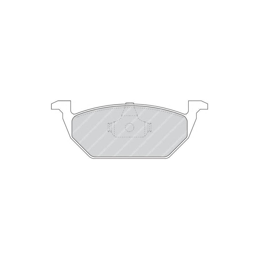 Ferodo Fqt1094 Brake Pad Set Front Axle Excl Wear Warning Contact With Piston Clip
