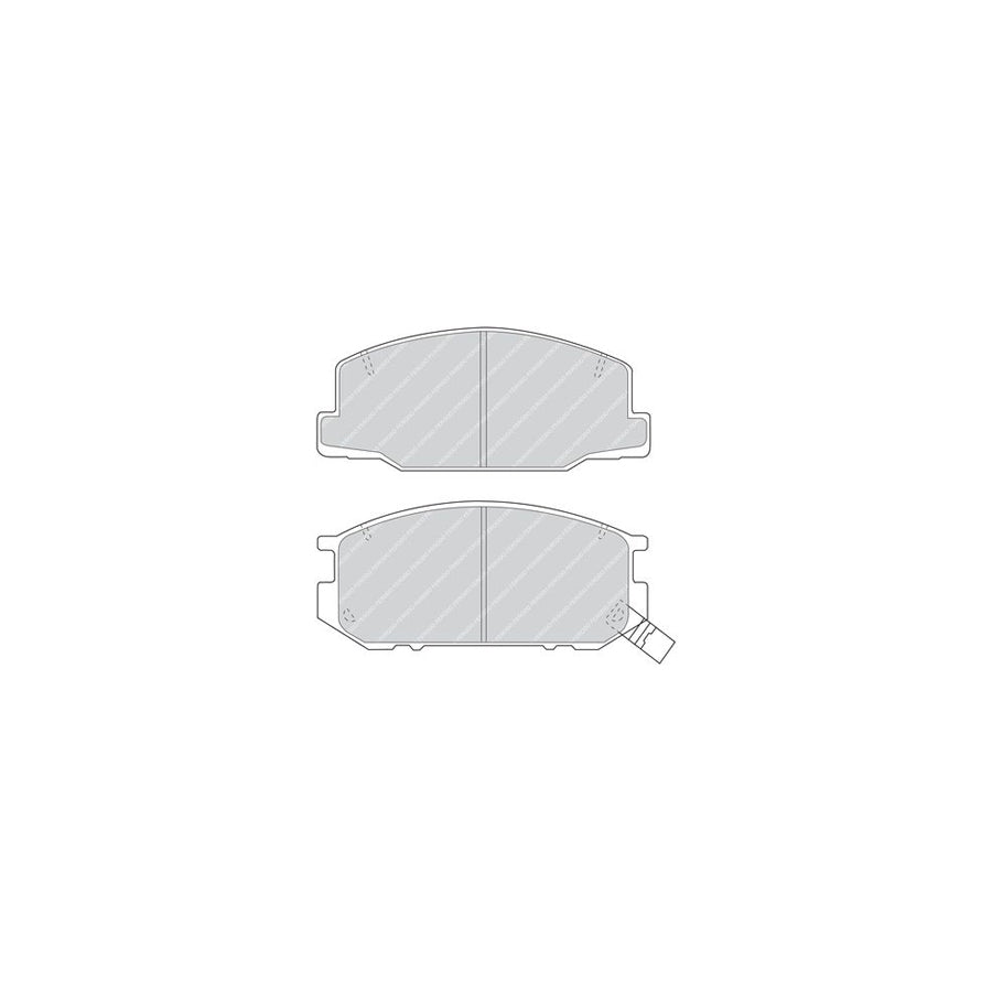Ferodo Sl Fsl1505 Brake Pad Set With Acoustic Wear Warning
