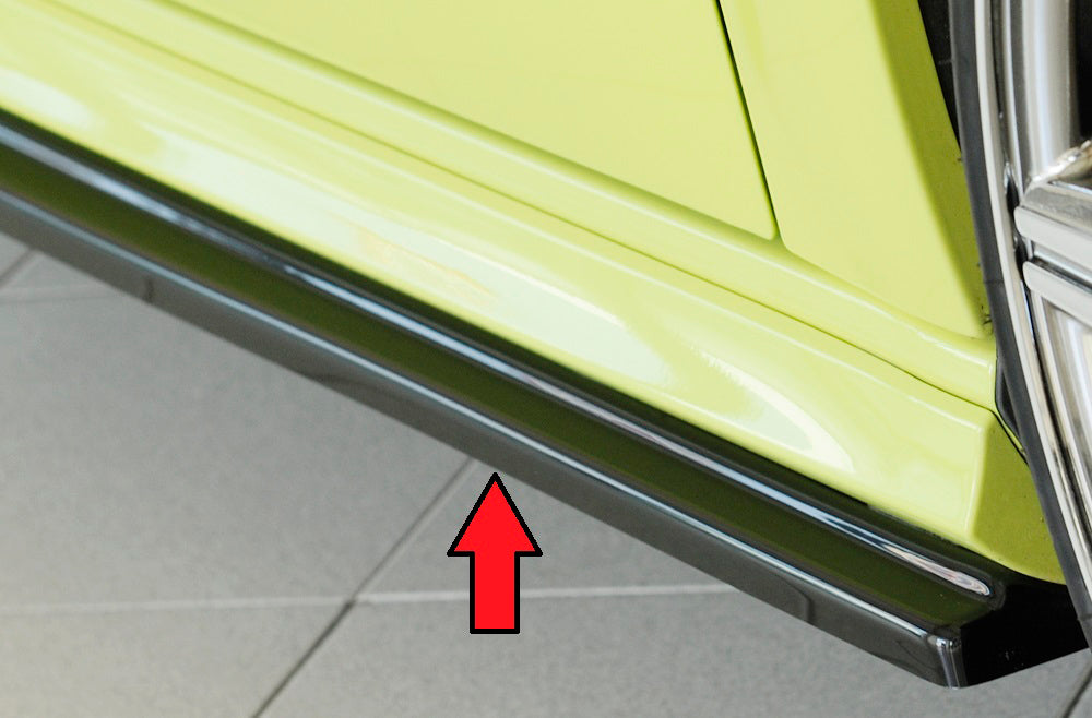 Rieger 00088197 Audi 8V Right Side Skirt Splitter (A3 & S3)