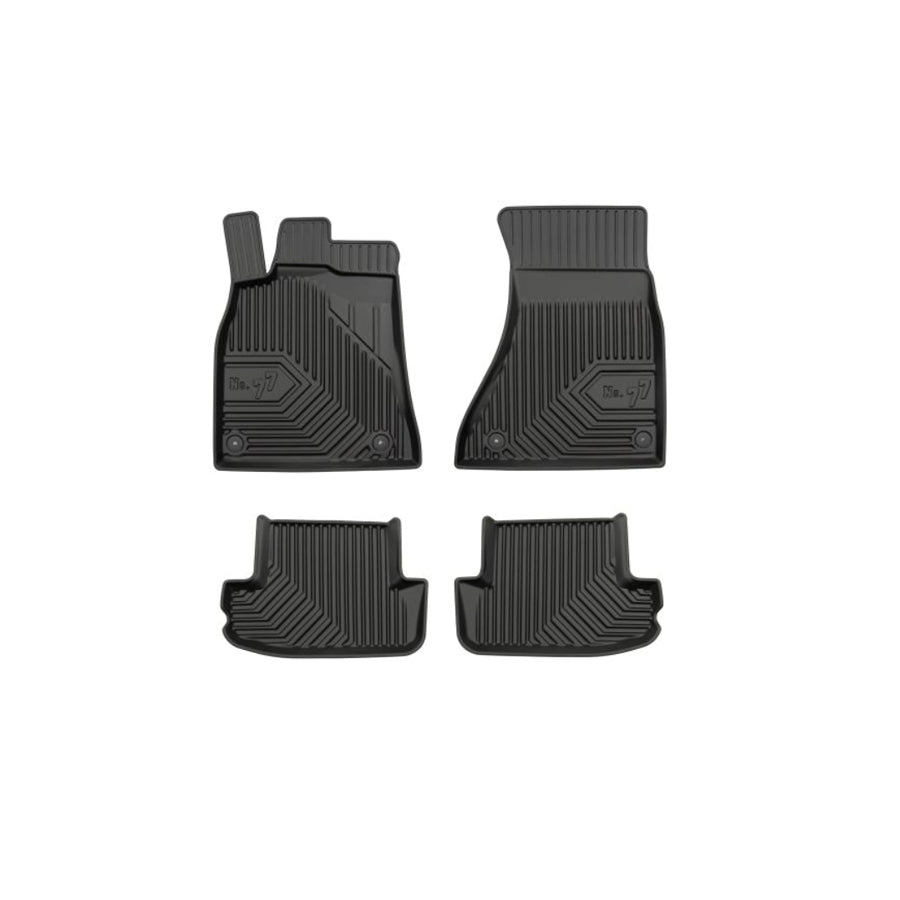 FROGUM Tailored 77407954 Floor mat set for AUDI A5 B8 Sportback (8TA) Elastomer, Front and Rear, Quantity: 4, Black, (LHD)