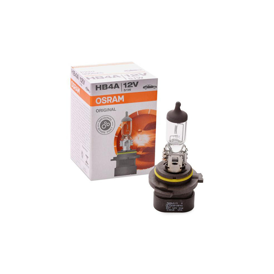 OSRAM ORIGINAL 9006XS Bulb, spotlight for JEEP Grand Cherokee II (WJ, WG) HB4A 12V 51W P22d 3050K Halogen