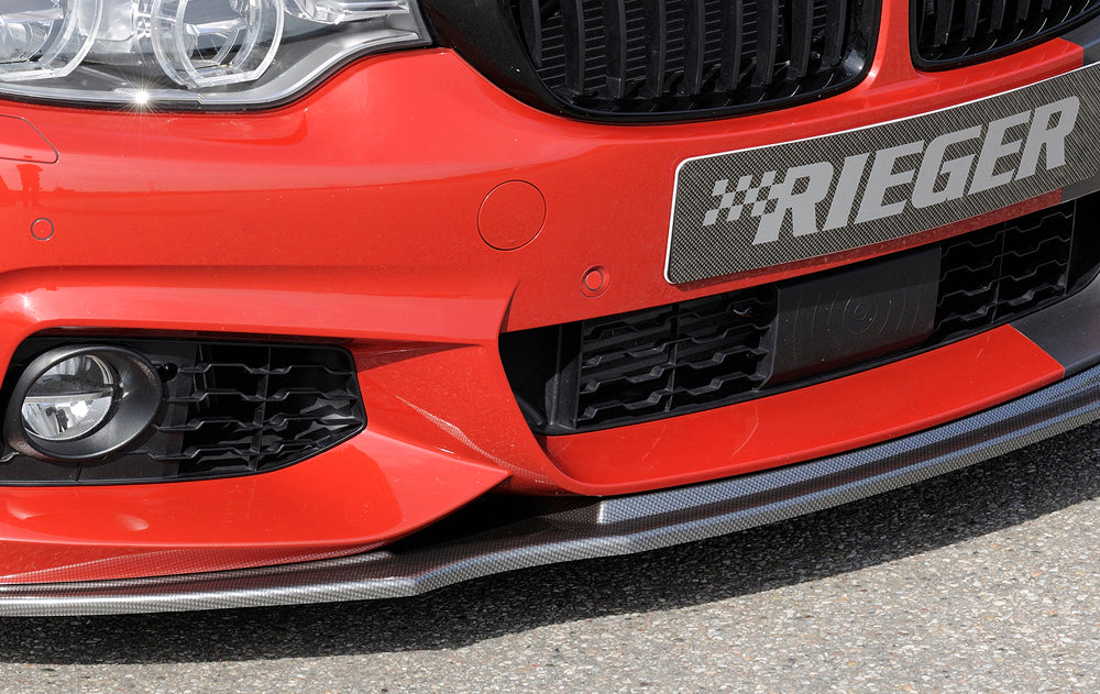 Rieger 00099238 BMW 4 Series F32 F33 F36 Front Splitter - Carbon-Look