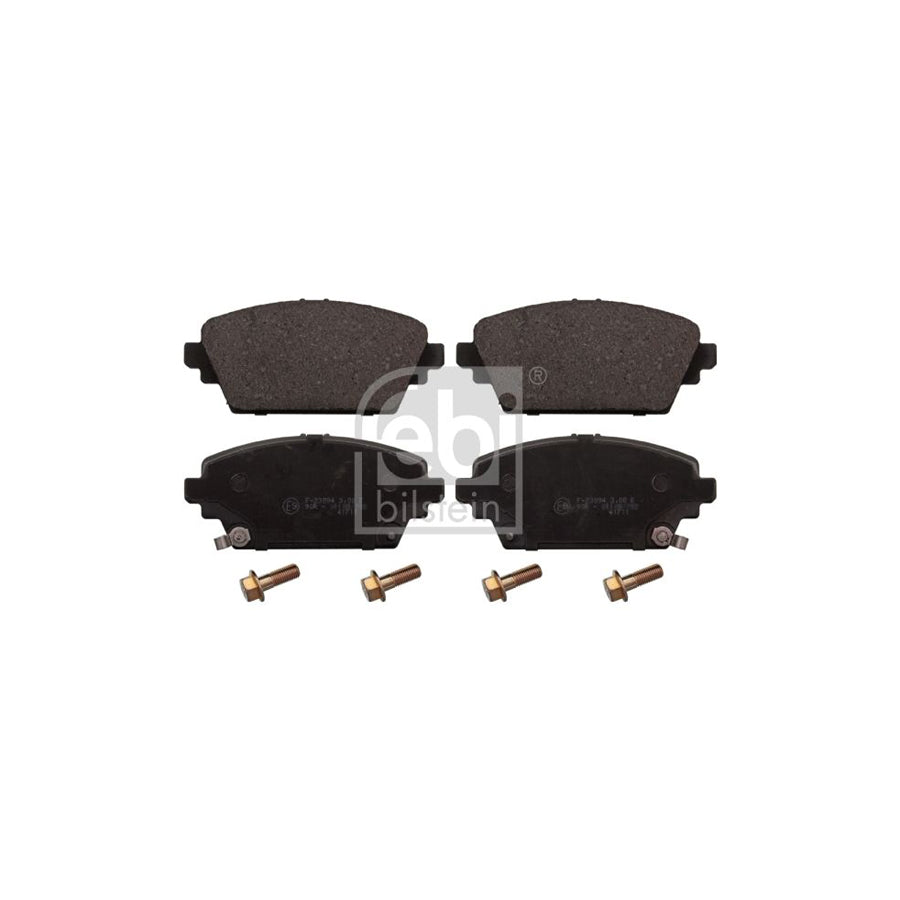 Febi Bilstein 116204 Brake Pad Set Front Axle With Acoustic Wear Warning With Bolts Screws