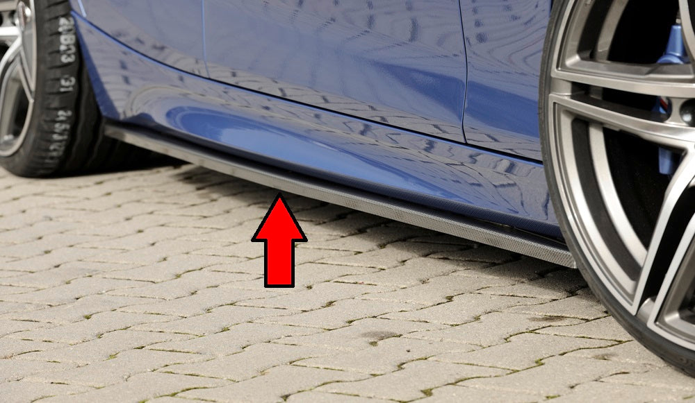 Rieger 00099233 BMW 1 Series F20 Right Side Skirt Splitter