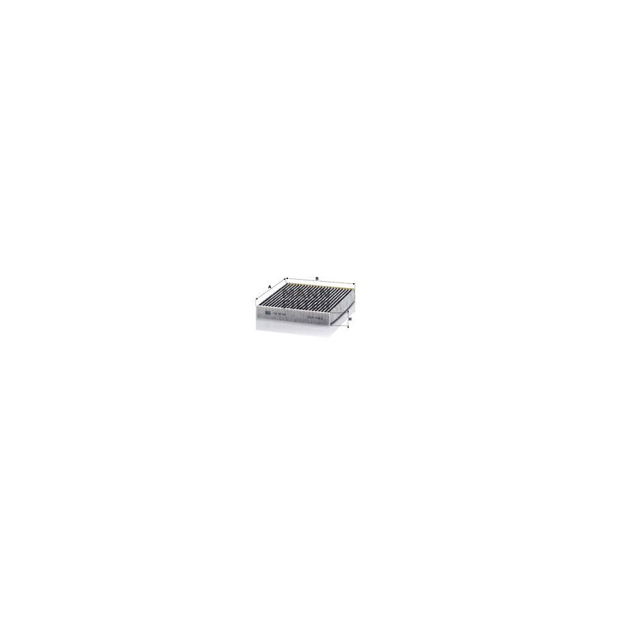 MANN-FILTER CUK 22 005 Pollen filter for PORSCHE PANAMERA Activated Carbon Filter