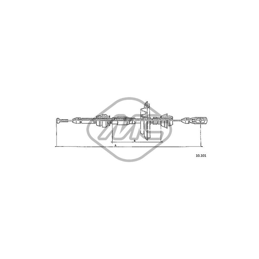 Metalcaucho 80601 Throttle Cable | Duco Car Parts UK Car Parts