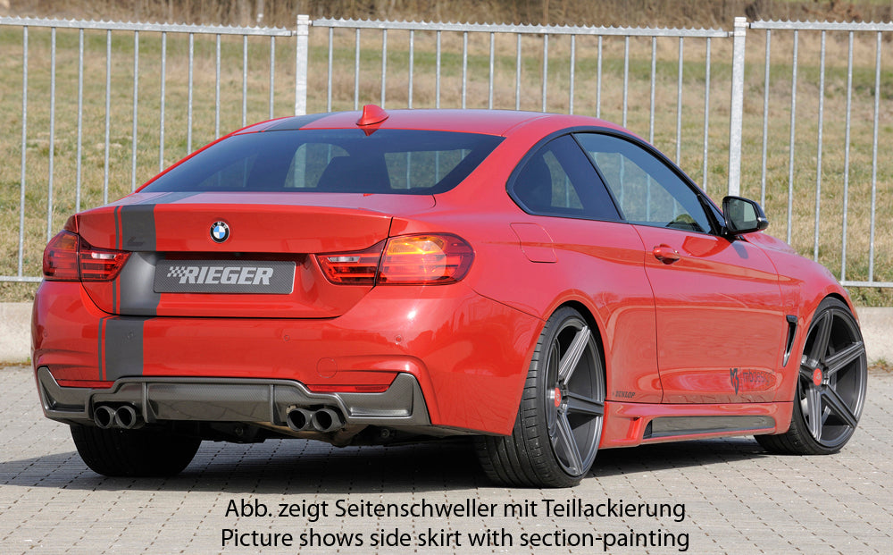 Rieger 00099245 BMW 4 Series F32 F33 Right Side Skirt - Carbon-Look