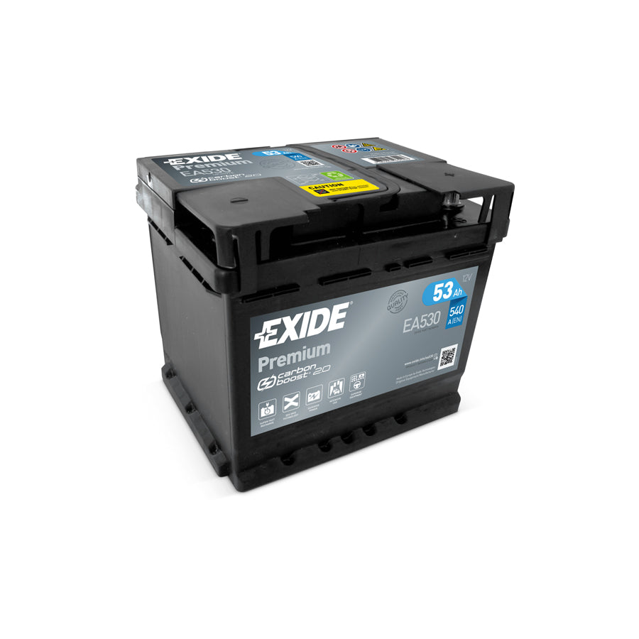 Exide Premium EA530 063 Car Battery (53Ah) - 5 Year Guarantee