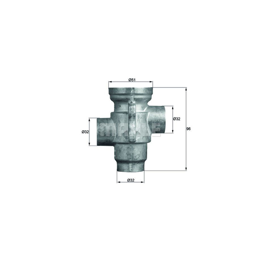 MAHLE ORIGINAL TX 92 86D Engine thermostat Opening Temperature: 86°C, with seal