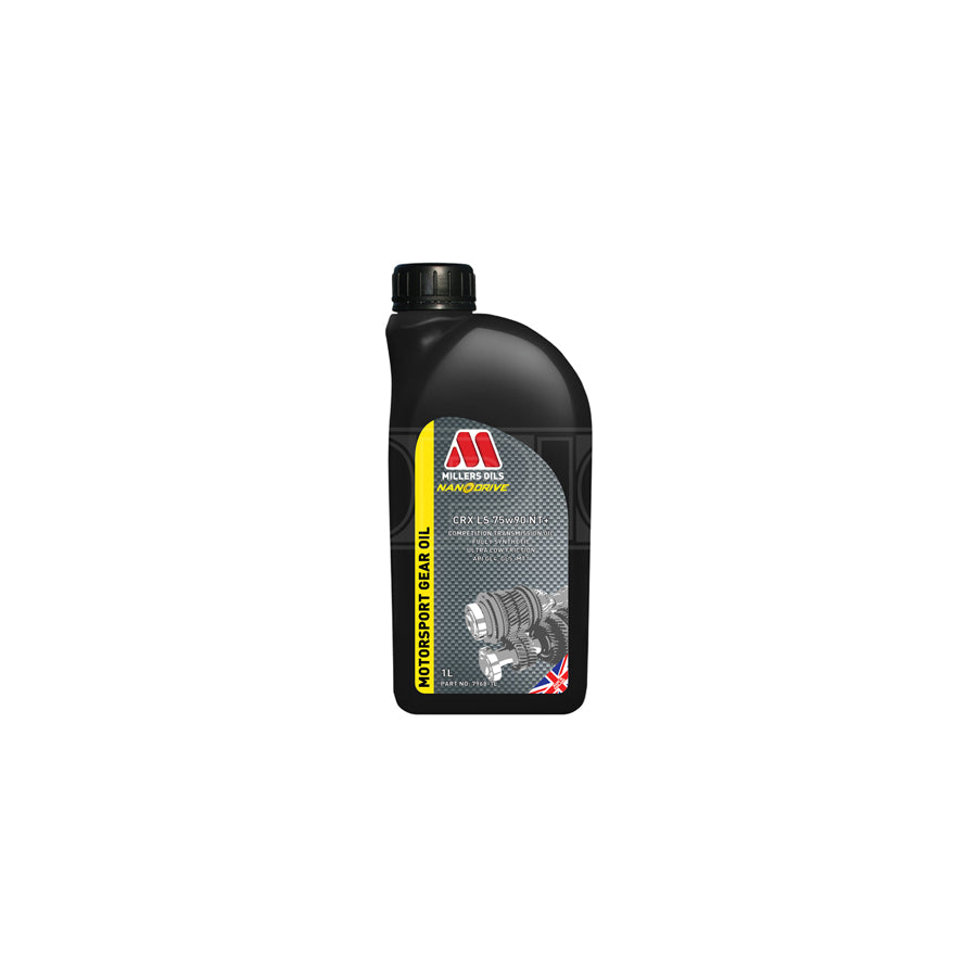 Millers Oils Motorsport CRX LS 75w-90 NT+ Fully Synthetic Transmission Oil 1l