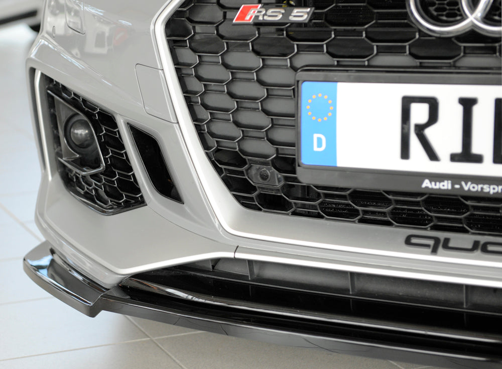 Rieger 00088202 Audi B9 F5 RS5 Front Splitter - Glossy Black