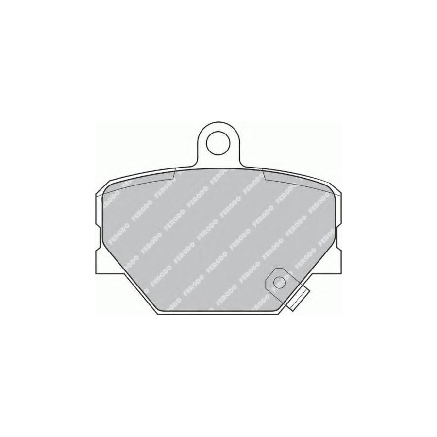 Ferodo Sl Fsl1162 Brake Pad Set With Acoustic Wear Warning