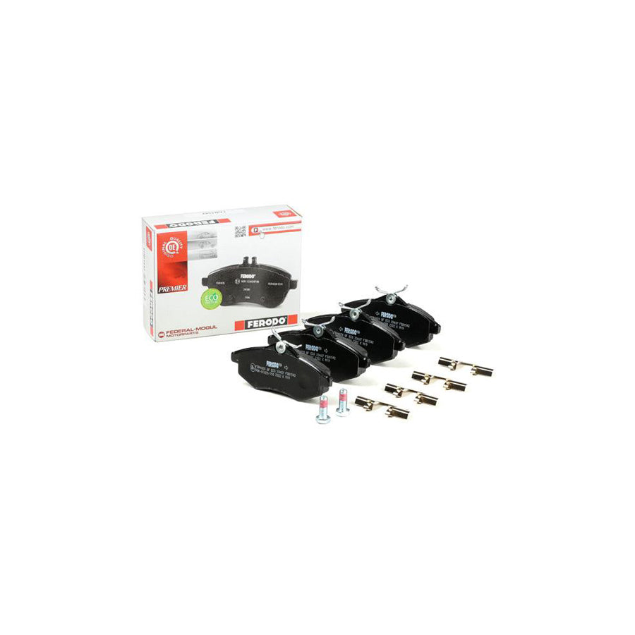 Ferodo Premier Eco Friction Fdb1542 Brake Pad Set Not Prepared For Wear Indicator With Brake Caliper Screws With Accessories