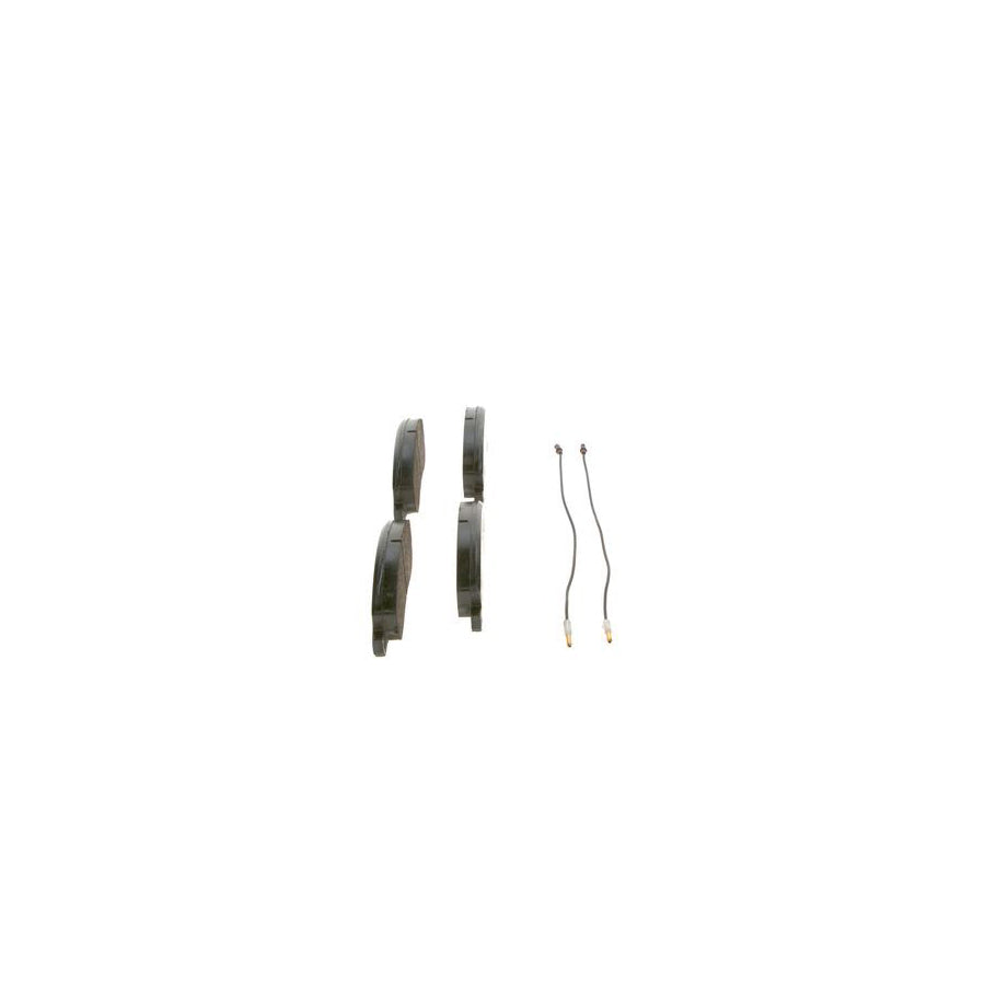 Bosch 0986460946 Brake Pad Set Incl Wear Warning Contact With Anti Squeak Plate With Mounting Manual BP515