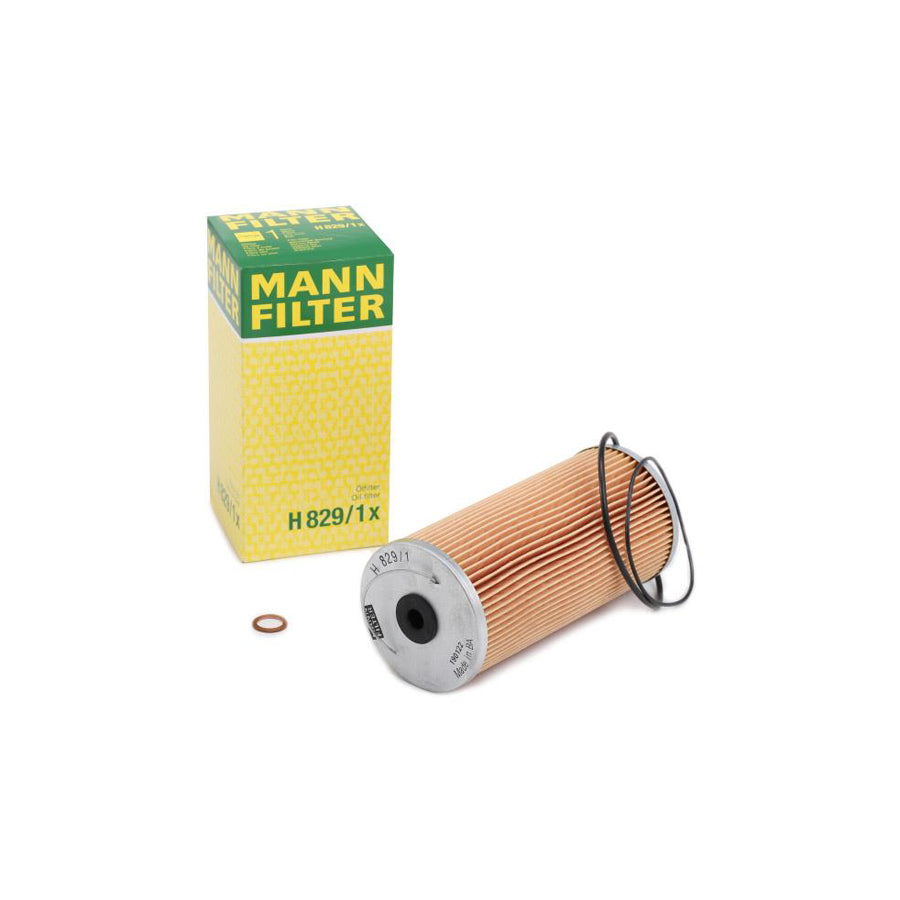 MANN-FILTER H 829/1 x Oil Filter with seal, Filter Insert