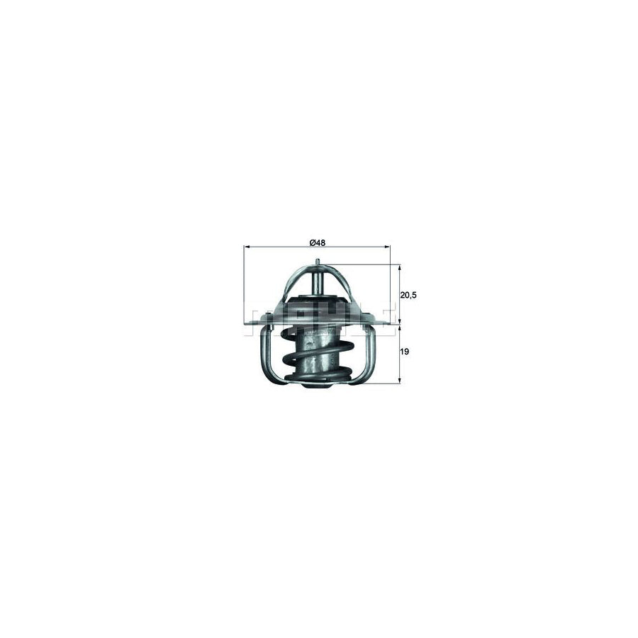 MAHLE ORIGINAL TX 5 92D Engine thermostat Opening Temperature: 92°C, with seal