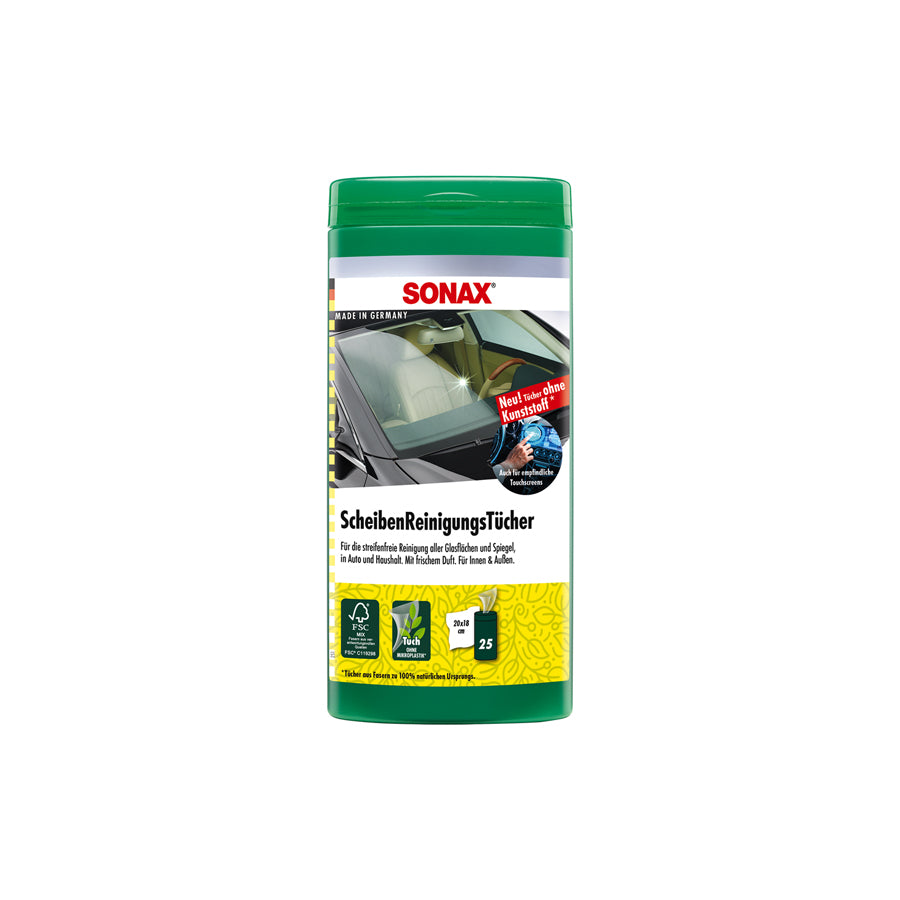 Sonax Glass Cleaning Wipes (Box) 25pcs. | ML Performance Car Care