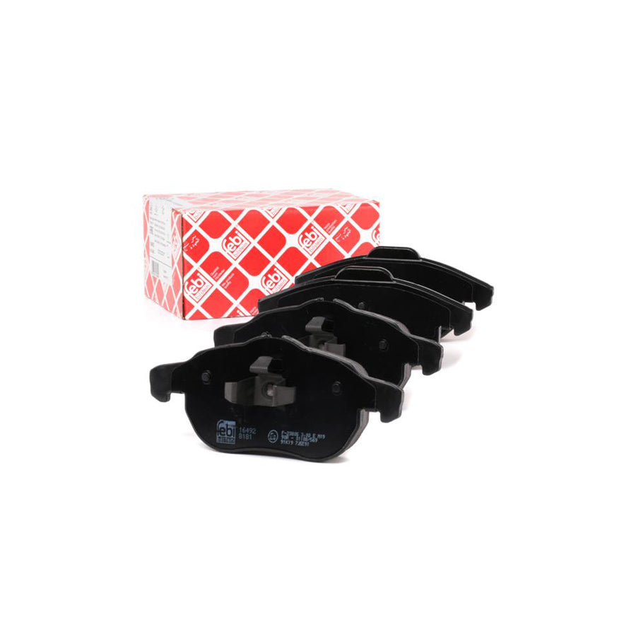 Febi Bilstein 16492 Brake Pad Set Front Axle Prepared For Wear Indicator