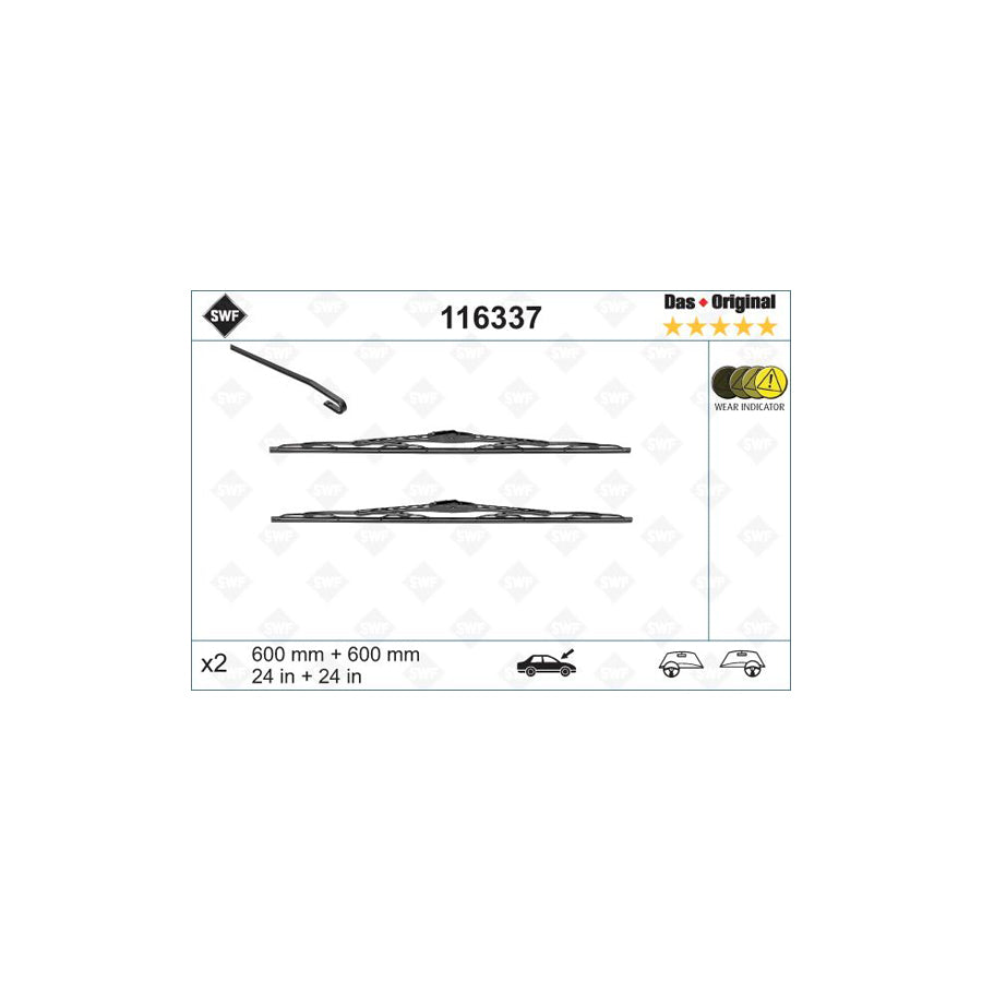 Swf Original 116337 Wiper Blade | Duco Car Parts UK Car Parts